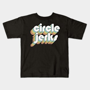 Retro Circle Jerks Kids T-Shirt